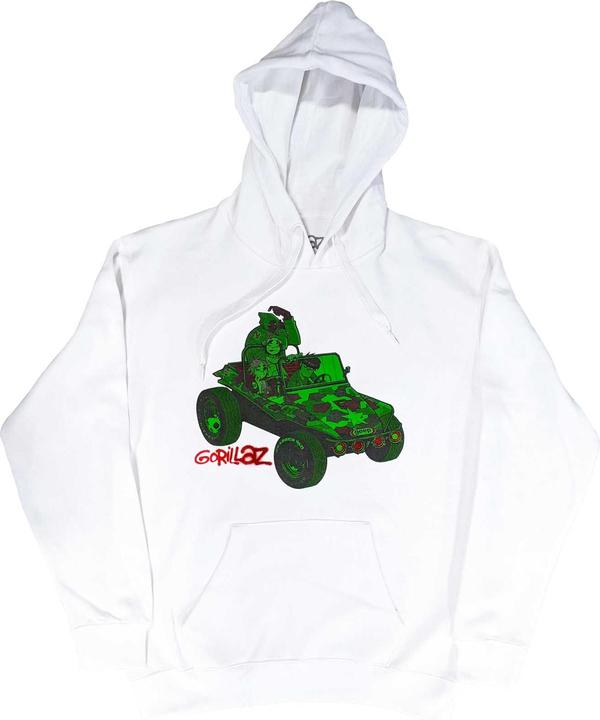 Gorillaz Green Jeep (Hoodie) (XL)
