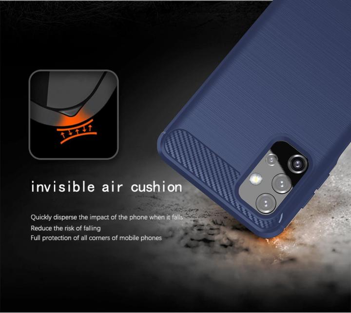 Produktbild Cadorabo TPU Ultra Slim carbon edelstahl Kombi Cover (Samsung Galaxy A32 5G)