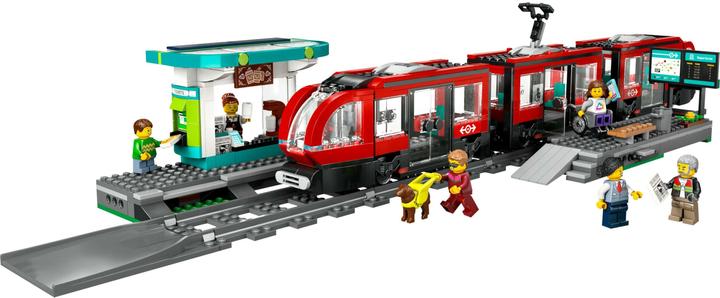 Produktbild LEGO Strassenbahn mit Haltestelle (60423, LEGO City)