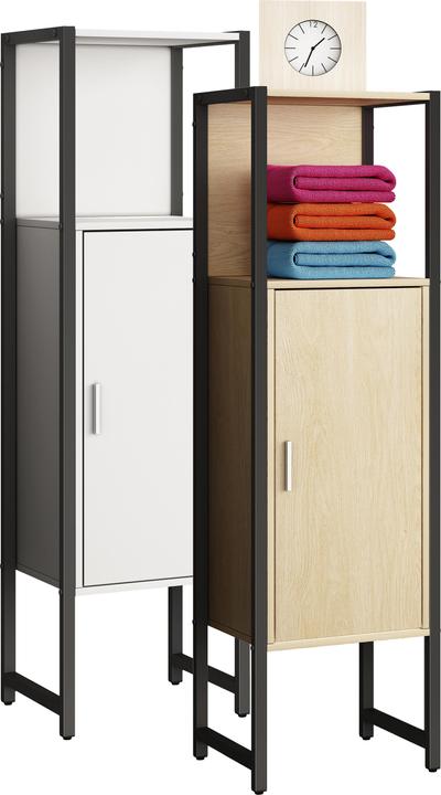 Actual product image VCM Badmöbel Midischrank Badschrank Edino (33 x 30 x 114 cm)