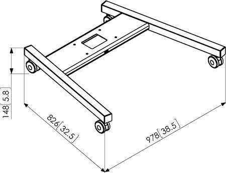 Immagine prodotto Vogels Telaio del carrello a pavimento PFT 8520B