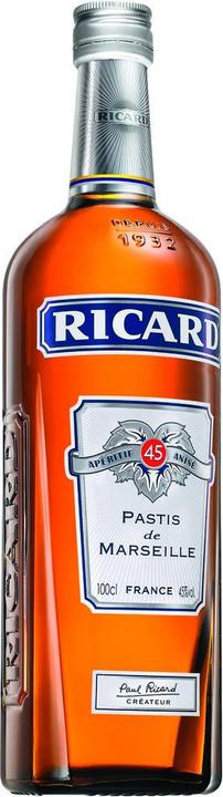 Produktbild Ricard Pastis de Marseille (18 Jahre, 45 %, Frankreich, 1 x 70 cl, Pastis)