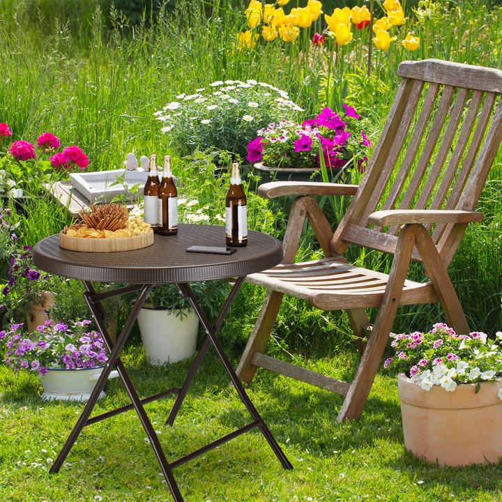 Produktbild Relaxdays Gartentisch (80 cm)
