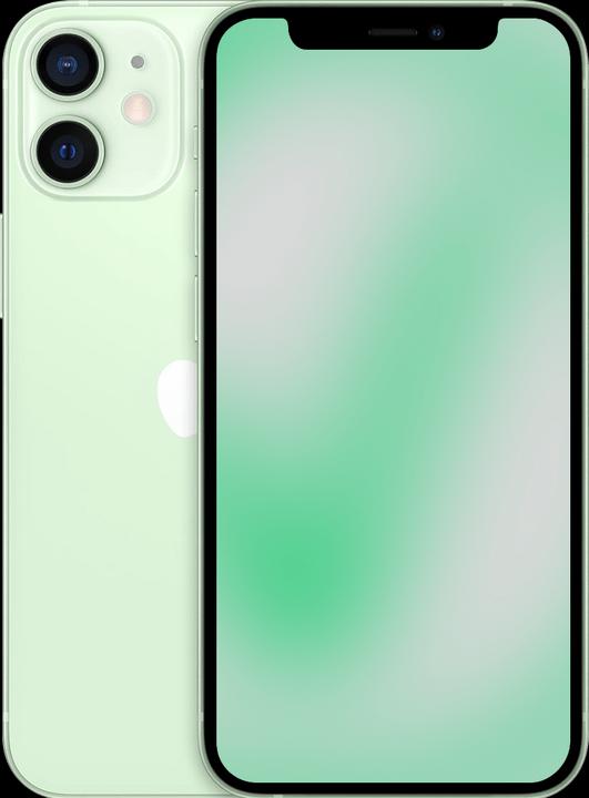 Image du produit Revendo iPhone 12 mini (128 Go, Green, 5.40", 0.00 Mpx, SIM + eSIM, D / Acceptable)