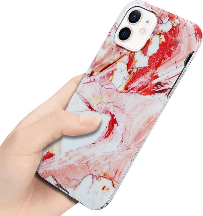 Produktbild Cadorabo IMD TPU Bunter Marmor Cover (Apple iPhone 12, Realme 12 Pro+)