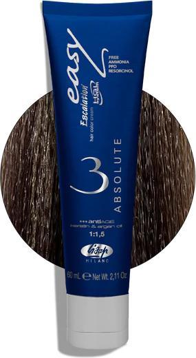 Actual product image Lisap Easy Absolute 3 55/07 intense light brown marron (07, 55)