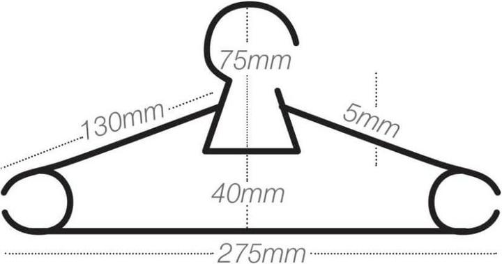 Actual product image DecoBella Kleiderbügel für Baby & Kinder (6 x)