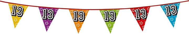 Actual product image Boland Flag 13th Birthday Bunting