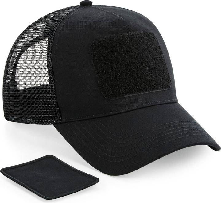 Actual product image Beechfield Adjustable back mesh cap with removable patch (One size)