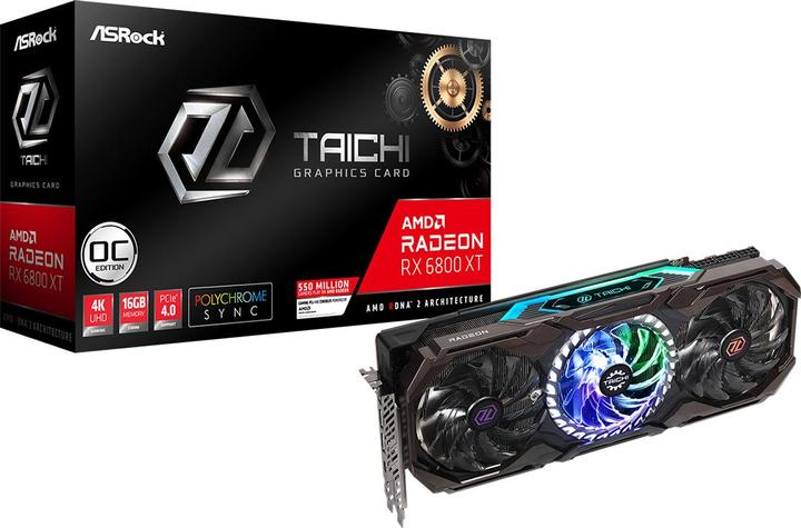 Actual product image AsRock Radeon RX 6800 XT Taichi (16 GB)