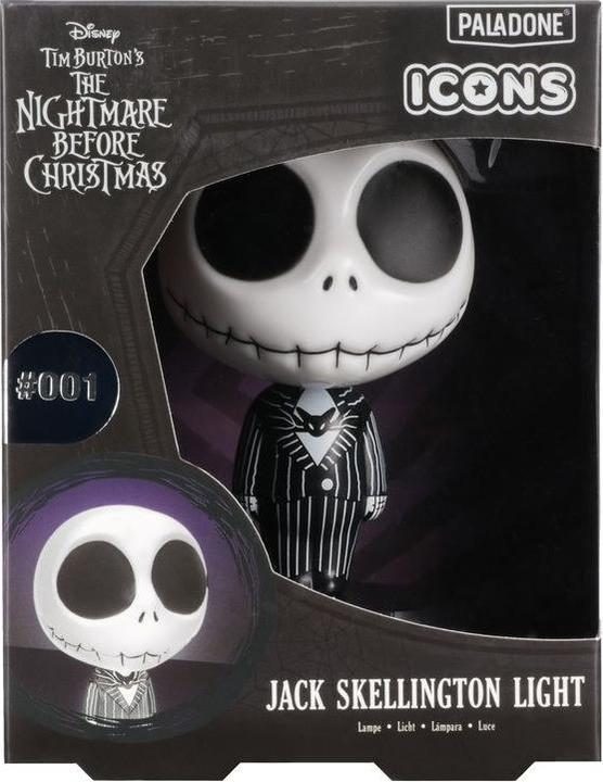 Actual product image Paladone Products L'Étrange Noël de monsieur Jack - Lampe Icon Jack Skellington