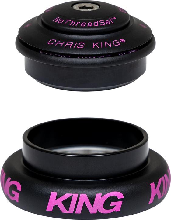 Chris King InSet I7 Mixed Tapered Headset, Steel-Bearings, 1 1/8"-1.5", GripLock, ZS44/28.6 |