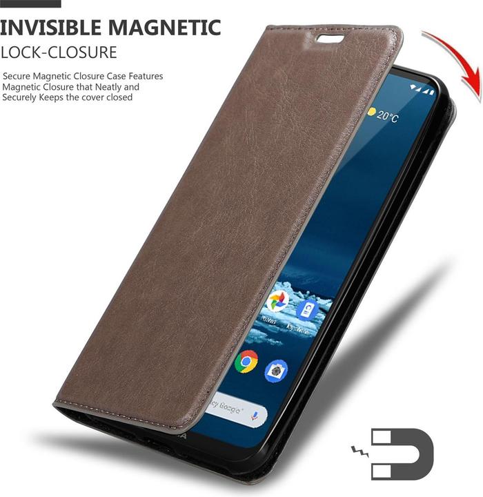 Productafbeelding Cadorabo Boek Onzichtbare Magneethoes (Nokia 5.3)