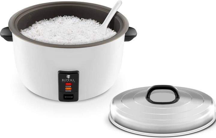 Produktbild Royal Catering Reiskocher Multikocher Dampfgarer Schnellkochtopf Warmhaltefunktion 23 L 2950 W