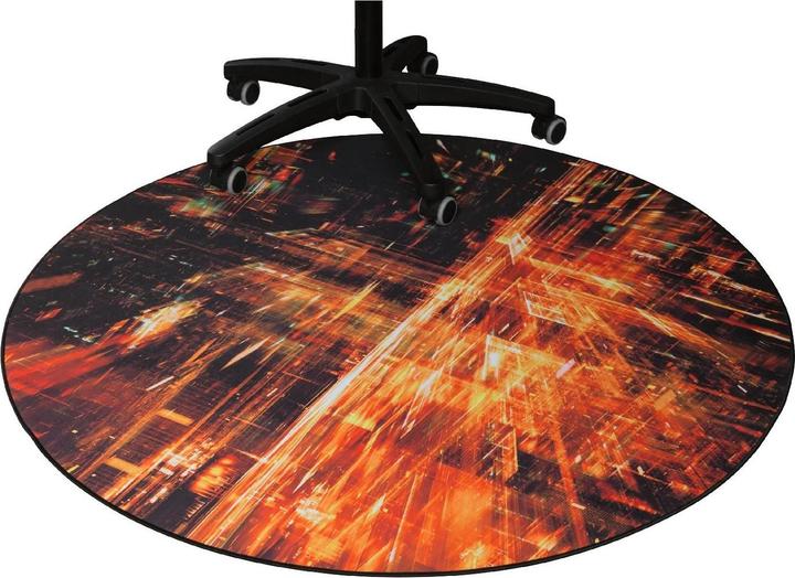 Actual product image Deltaco GAMING GAM-126 Chair pad for gaming and office chairs to protect the floor (L x W x (110 x 110 cm)