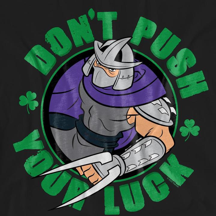 Actual product image Teenage Mutant NT Unisex Adult Luck Shredder St Patricks Day T-Shirt (XXL)