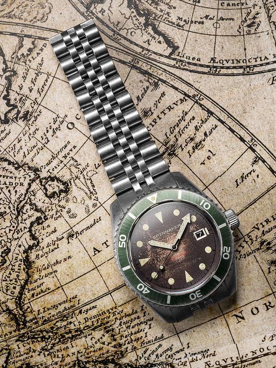 Actual product image Spinnaker SP-5089-22 Wreck Automatic 44mm 20ATM (Diving watch, 44 mm)