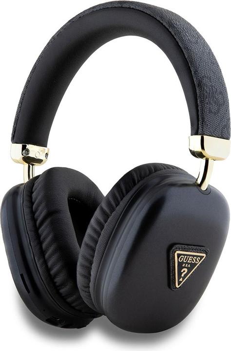 Actual product image Guess PU Leather 4G Triangle Logo Earphones - black (32 h, Wireless)