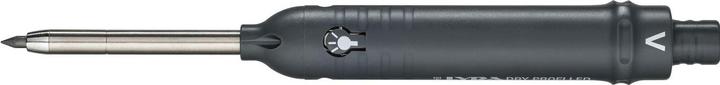 Actual product image Tajima Lyra Dry Profi LED dybhulspen - m.trykfremføring, blyantspidser, incl. 3x1,5V batt. (Graphite, 1 x)