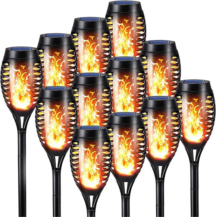 Actual product image Lumina Swiss 12x LED Solar Torch Flame (120 lm, IP65)
