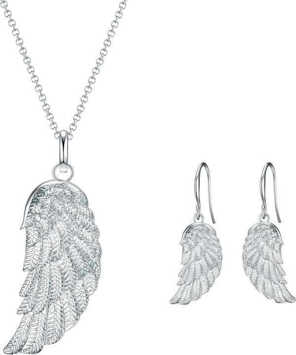 Produktbild Rafaela Donata Damen Engelsflügel Messing silber 50,0 cm Basiskette + 7,0 cm Verlängerung - 11938 (Messing)