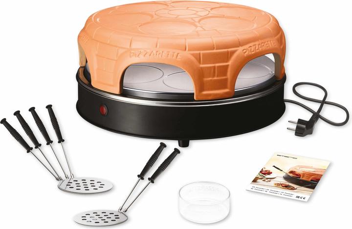 Productafbeelding Emerio Pizzarette,Pizzaoven,6 pers., warmhoudplaatje