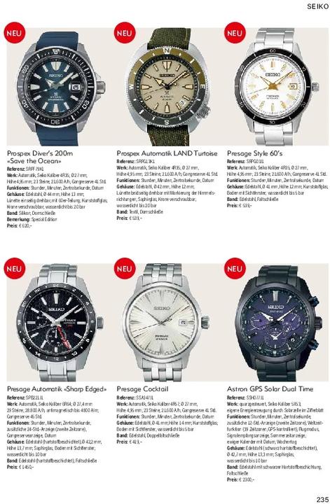 Actual product image Armbanduhren Katalog 2021/2022 (German, Peter Brown, 2021)
