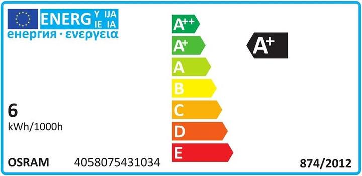 Energie-Label Osram Led Star Classic P (E27, 40 W, 470 lm, 1 x, F)