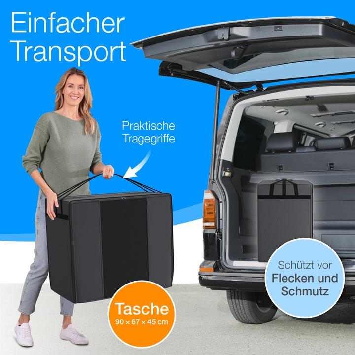 Image du produit Bestschlaf Matelas pliable avec housse et sac de transport (90 x 200 cm, Noyau de mousse)