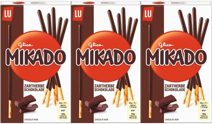 Image du produit Mikado Lu 3x75g Lait Choco (268 g)
