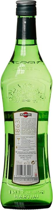 Image du produit Martini Extra Dry (18 ans, 15 %, Italie, 1 x 75 cl, Vermouth)