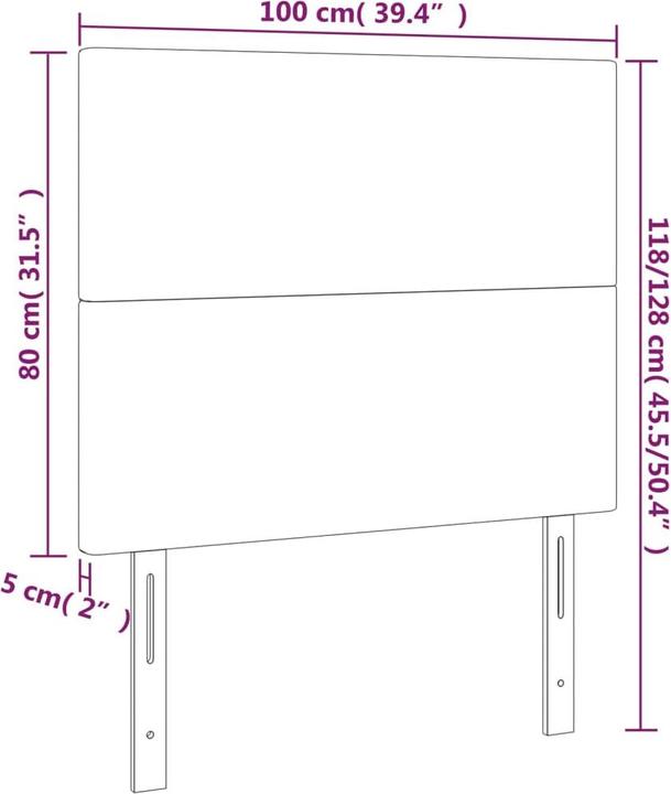 Produktbild VidaXL Conni (100 x 5 x 128 cm)