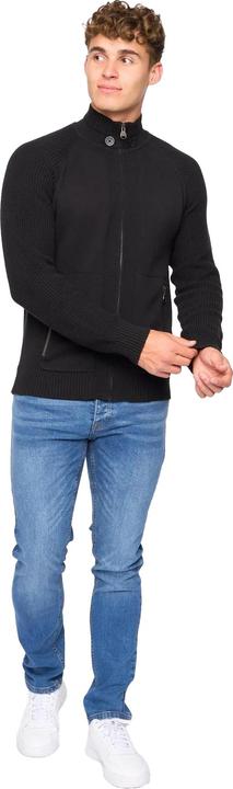 Actual product image Crosshatch Mens Birchin Knitted Full Zip Jumper (XL)