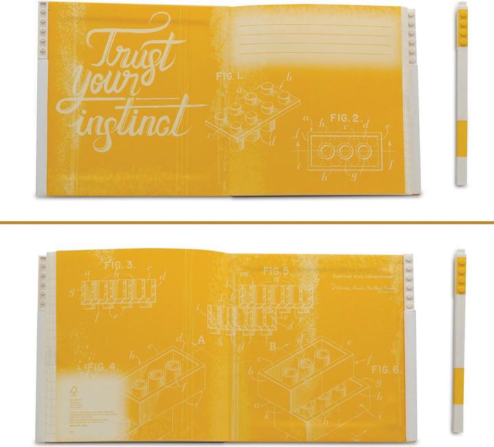 Immagine prodotto LEGO Taccuino giallo con penna gel