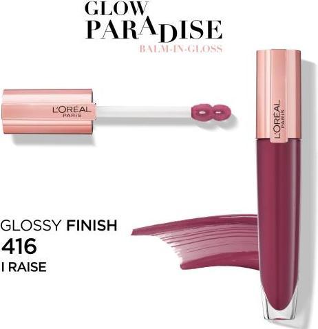 Produktbild L'Oréal Paris L’Oréal Paris Brilliant Signature Plumping Gloss Lipgloss 7 ml 416 Raise (416 Raise)