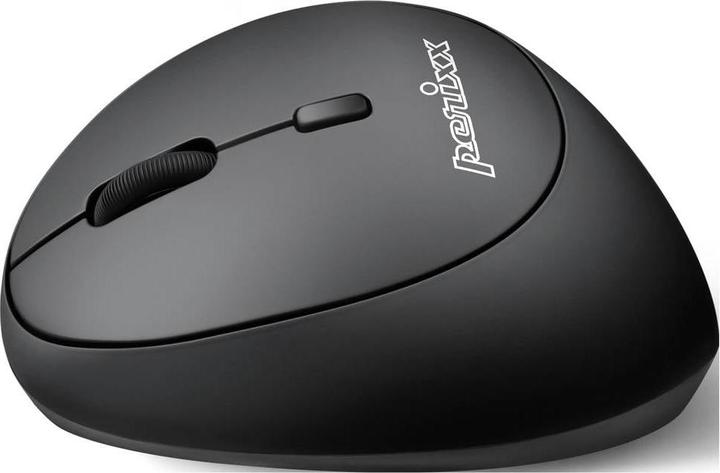 Actual product image Perixx PERIMICE-719L, Small ergonomic mouse for left-handers, cordless, black (Wireless)