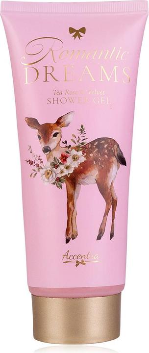 Accentra Duschgel ROMANTIC DREAMS, Duft: Tea Rose & Velvet (200 ml)