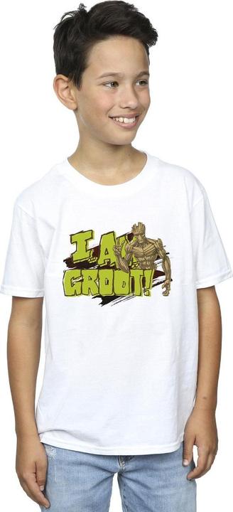 Actual product image Guardians of the Galaxy Boys I Am Groot T-Shirt (116)