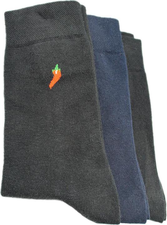 Produktbild Casativo 3er-Set Business Socken, Herren, Gr. 43-46, Schwarz/Navy/Schwarz (3er Pack, 43 - 46)