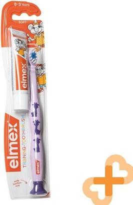Actual product image Elmex Training Toothbrush For Children Aged 0 3 (Soft, 1 x)