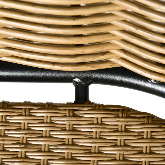 Produktbild Swisshandel24 Polyrattan Gartenmöbel Set 5-teiliges Rattensofa-Set Sitzgruppe Sitzgarnitur für Pause Lounge Teetis