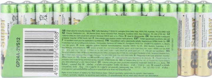 Produktbild GP Batteries Super Alkaline (12 Stk., AAA, 1290 mAh)