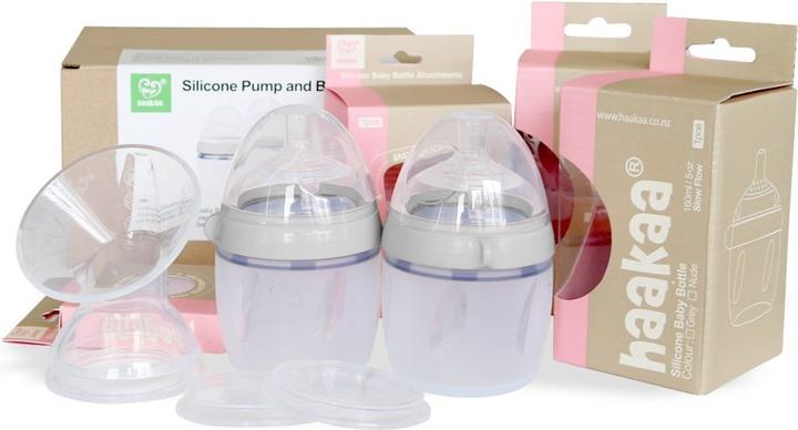 Actual product image Haakaa Generation 3 pump and bottle set