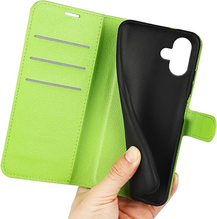 Actual product image Cover-Discount iPhone 16 - Leather case (Apple iPhone 16)