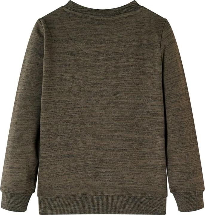 Produktbild VidaXL Kinder-Sweatshirt Dunkelkhaki Melange 116,Material: 80 (116)