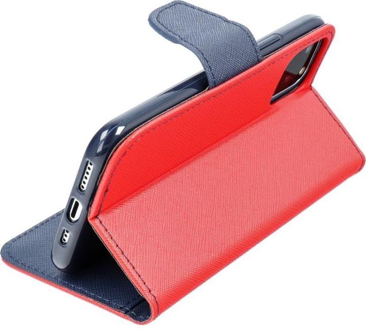 Produktbild Fancy Book Book case OEM case for SAMSUNG S24 red / navy (Samsung Galaxy S24+)