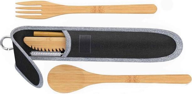 Actual product image Outdoor Spirit Cutlery set 'Bamboo'
