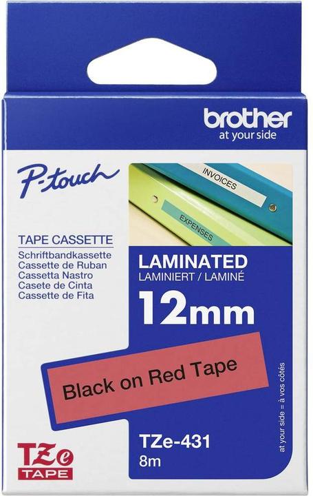Produktbild Brother Tze-431 (1.20 cm, Rot)
