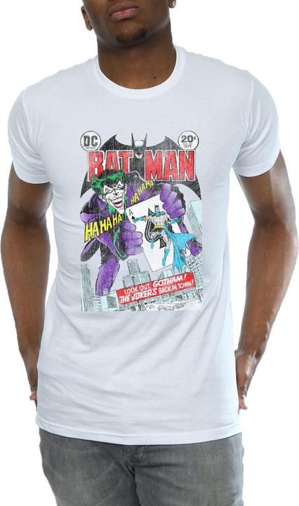 Image du produit - T-shirt BATMAN JOKER PLAYING CARD COVER - Homme (S)