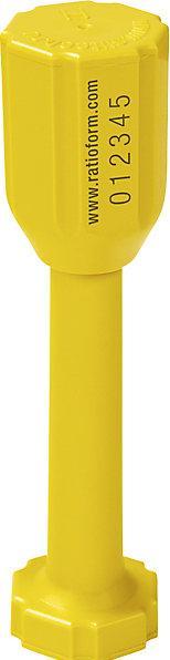Image du produit kaiserkraft Plomb, jaune, lot de 10, L x l 94 x 23 mm. (10 pièce(s))